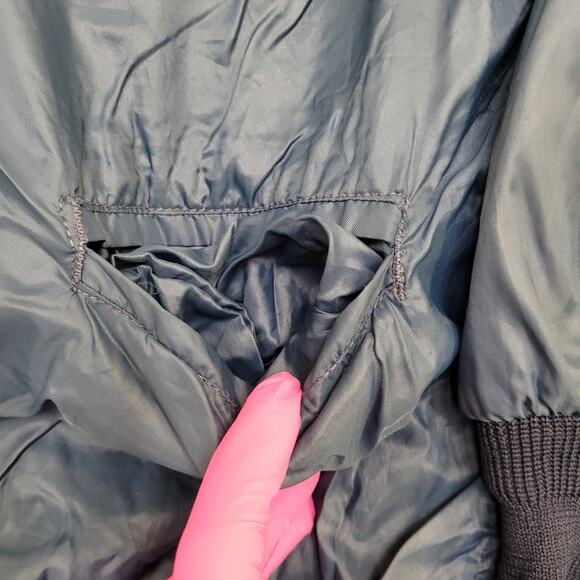 Vintage 90s Press-Box Windbreaker Large 22x26 USA - Picture 4 of 14